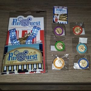 2016 DISNEY PIN QUEST SET W/DECODER PINS